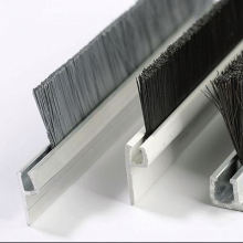 Aluminium  Bottom Door Seal  and Sweeping Nylon Strip Brush